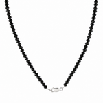 Midnight Elegance Beaded Necklace 71638