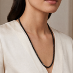 Midnight Elegance Beaded Necklace 71638
