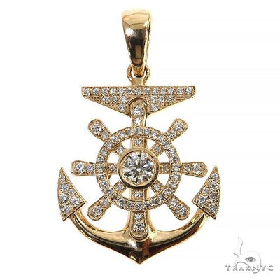 Mini Anchor Diamond Pendant 68220 - Image 1