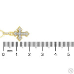 Mini Diamond Cross Pendant Set 70873 - Image 6