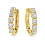 Mini Diamond Huggie Hoops 70698 - Image 1