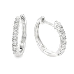 Mini Diamond Huggie Hoops 70705 - Image 2