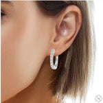 Mini Diamond Huggie Hoops 70705 - Image 5