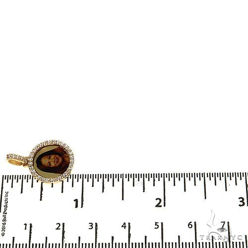 14K Gold Mini Diamond Photo Pendant, photo 6 of 6