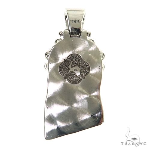 Mini Jesus Head Diamonds on The Crown Pendant 67979 – TraxNYC