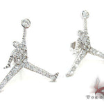 Jordan Jumpman custom Earrings 22524 - Image 4