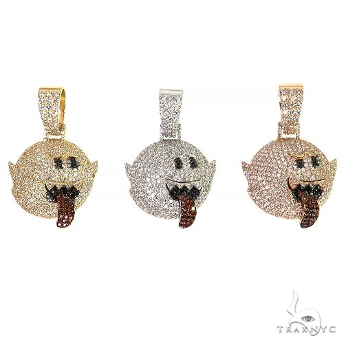 Mini Mario Ghost Diamond Pendant 68224 - Image 7