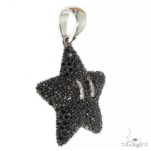 Mini Mario Star Black Diamond Pendant 68221 - Image 2