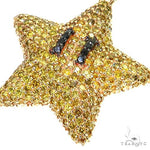 Mini Mario Star Yellow Diamond Pendant Set 68538 - Image 4