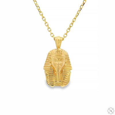 14K Gold Mini Pharaoh Pendant Set