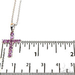 Mini Pink Sapphire Cross Set 67668 - Image 5