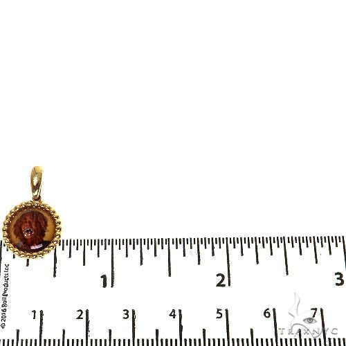 14K Gold Mini Round Photo Pendant, photo 5 of 6
