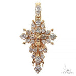 Mini Sovereign's Halo Diamond Cross pendant 69550 - Image 1