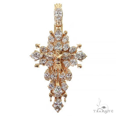 Mini Sovereign's Halo Diamond Cross pendant 69550 - Image 1