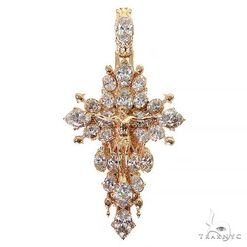 Mini Sovereign's Halo Diamond Cross pendant 69550 - Image 1
