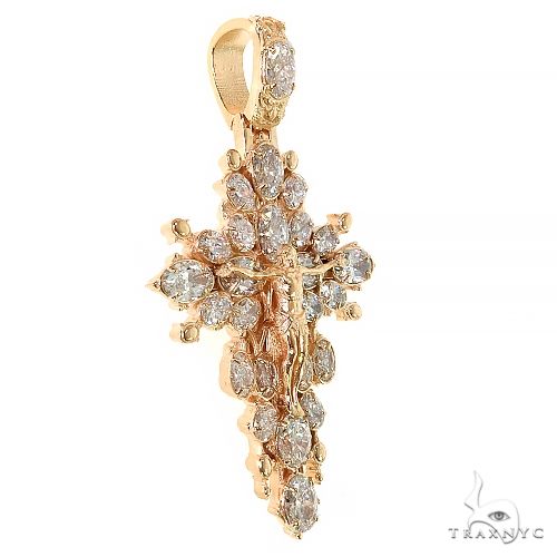 Mini Sovereign's Halo Diamond Cross pendant 69550 | TraxNYC