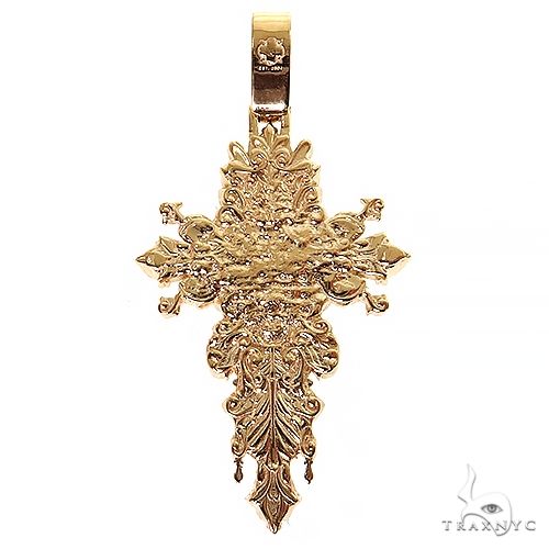 Mini Sovereign's Halo Diamond Cross pendant 69550 | TraxNYC
