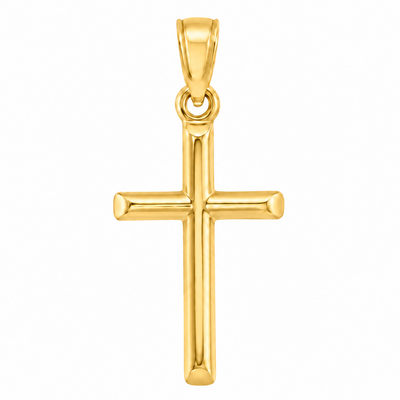 Mini 14k Gold Cross Pendant 71784