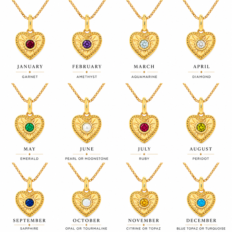 Mini Diamond Starburst Heart Pendant Set 71631