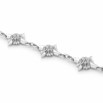 Mini UFO Silver Lab Diamond Bracelet 71729
