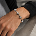 Mini UFO Silver Lab Diamond Bracelet 71729