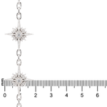 Mini UFO Silver Natural Diamond Bracelet 71728