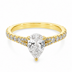Mirabella Pear Engagement Ring 1 Ct 71608