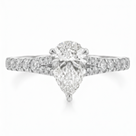 Mirabella Pear Engagement Ring 1 Ct 71608