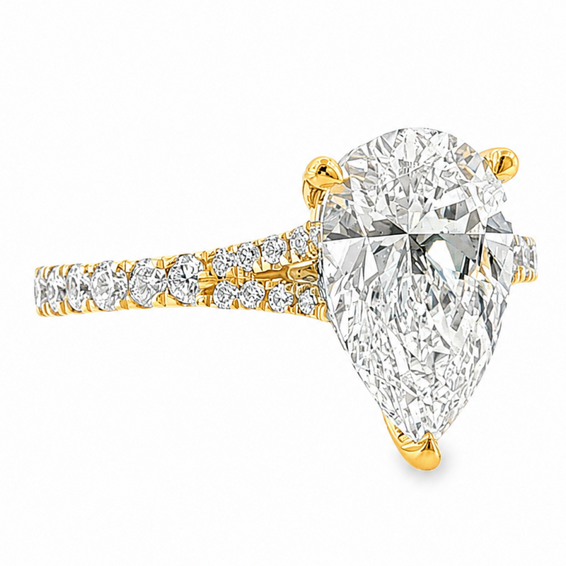 Mirabella Pear Engagement Ring 2.50 Ct 71606