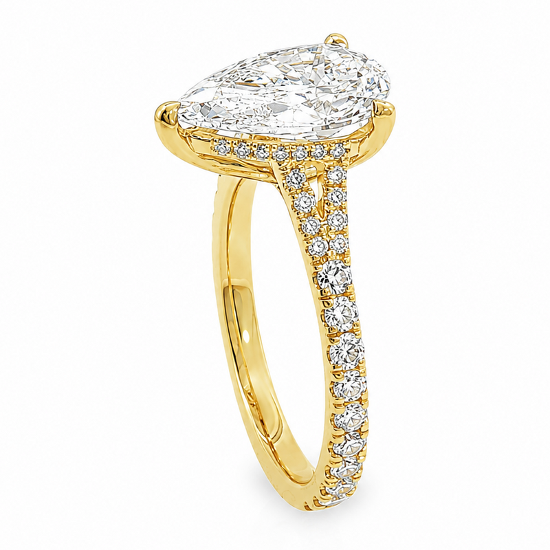 Mirabella Pear Engagement Ring 2.50 Ct 71606