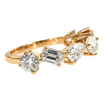 Mix Shape 7 Stone Diamond Ring 68338 - Image 1