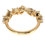 Mix Shape 7 Stone Diamond Ring 68338 - Image 9