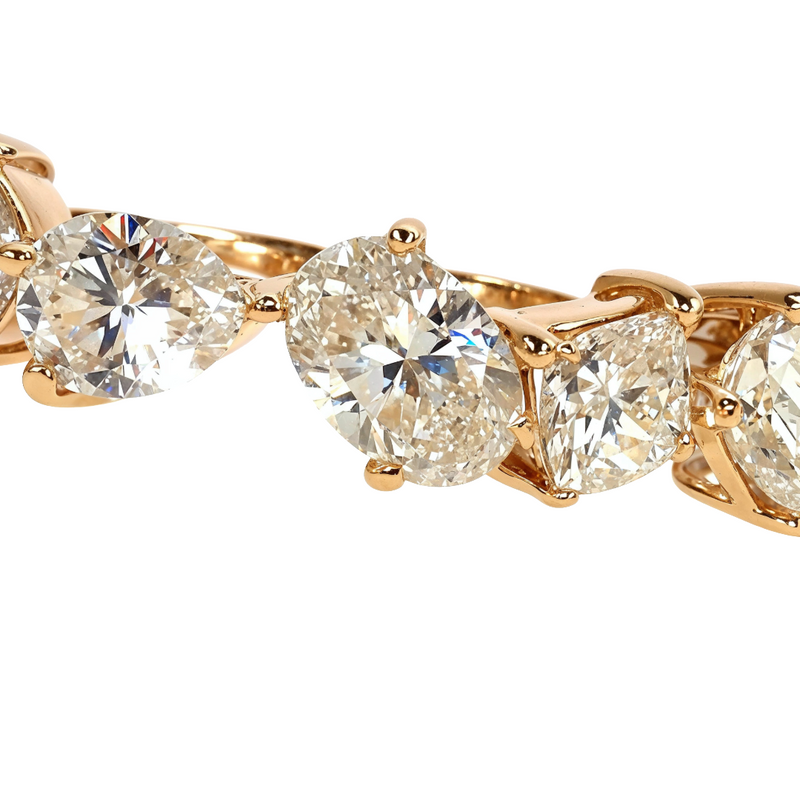 Mix Shape 7 Stone Diamond Ring 68338 - Image 4