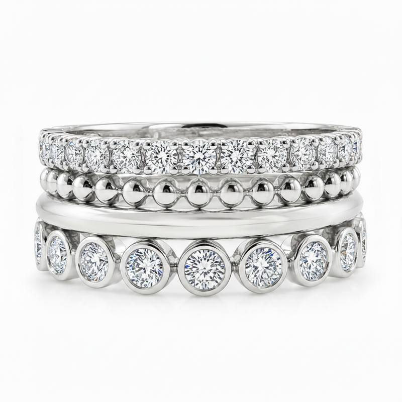 Modern Stacking Ring Collection 71619
