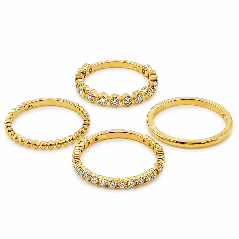 Modern Stacking Ring Collection 71619