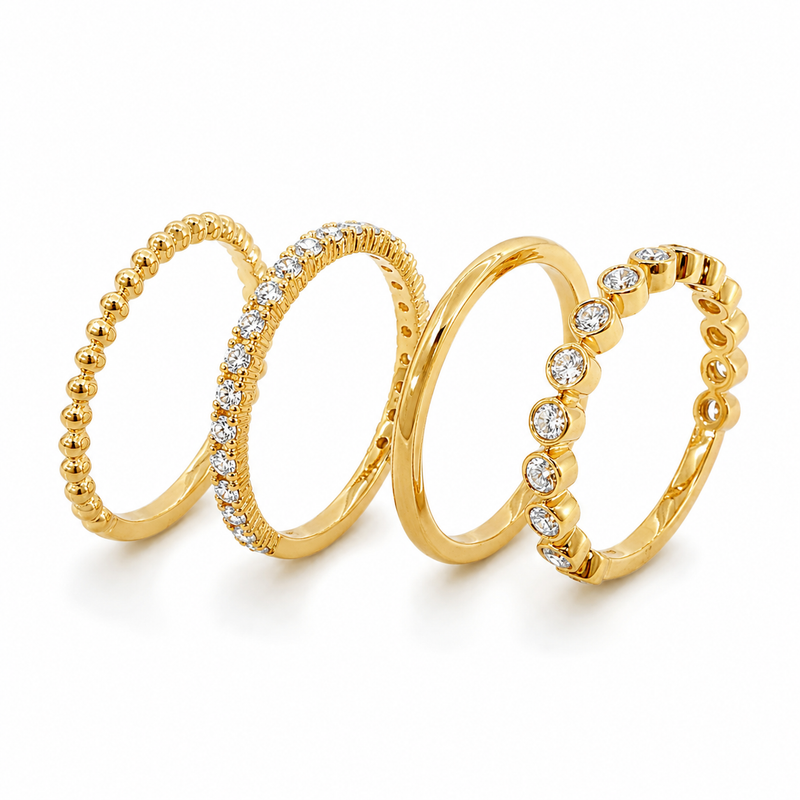 Modern Stacking Ring Collection 71619