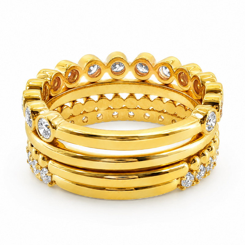 Modern Stacking Ring Collection 71619
