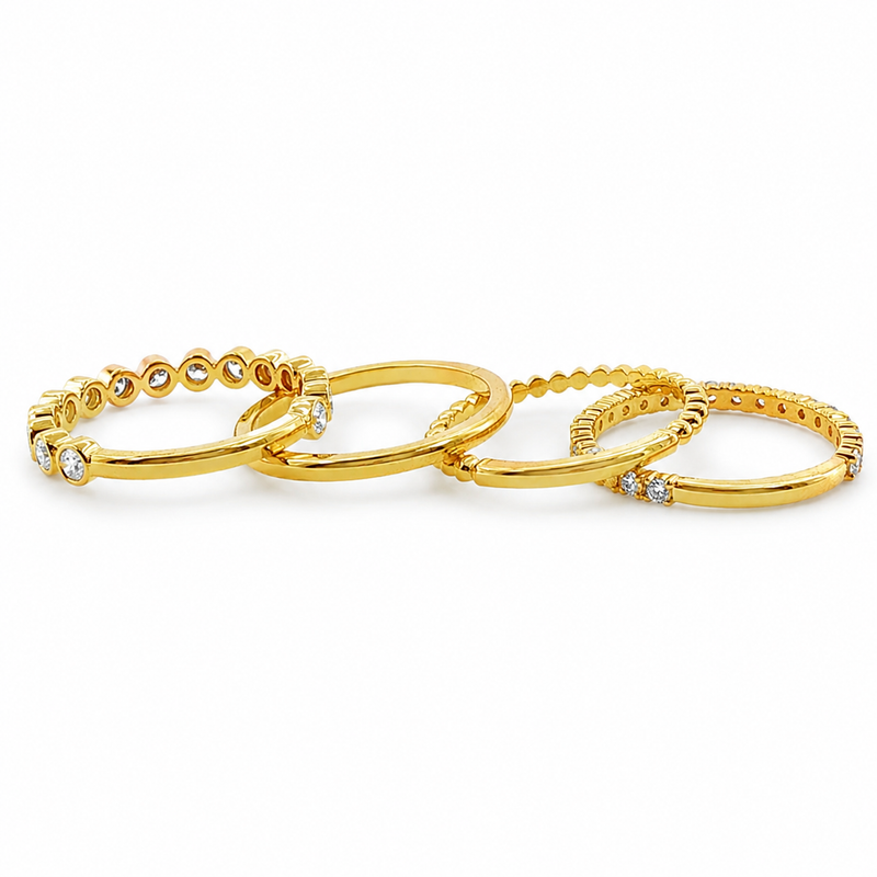 Modern Stacking Ring Collection 71619