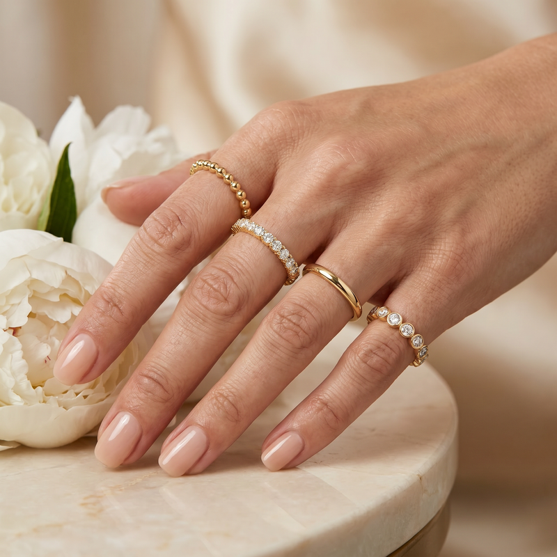 Modern Stacking Ring Collection 71619