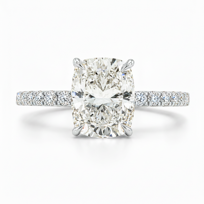 Monarch Cushion Engagement Ring 71620