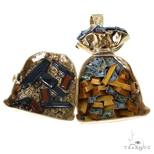 Money Bag Treasure Pendant 69549 - Image 3