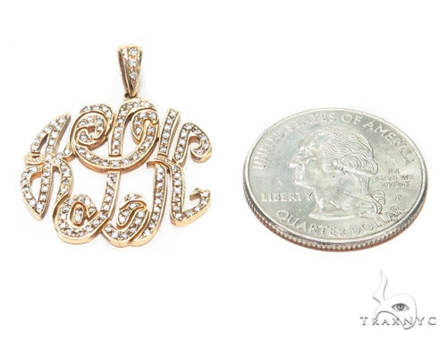Monogram Diamond Pendant 40949 - Image 5