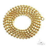 Moon Cut 10K Yellow Gold Chain 24 Inches 3mm   67125 - Image 3