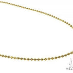 Moon Cut 10K Yellow Gold Chain 24 Inches 2mm   67121 - Image 1
