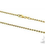 Moon Cut 10K Yellow Gold chain 18 Inches 2mm 67118 - Image 2