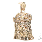 Jesus Diamond Gold Pendant 42583 - Image 2