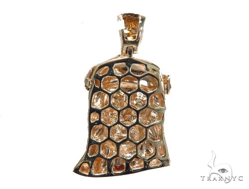 Jesus Diamond Gold Pendant 42583 - Image 3