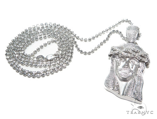 Jesus Piece Moon Cut Chain Set 42585 - Image 1