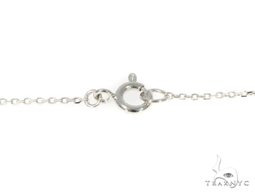 Moon and Star Diamond Earrings Necklace Set 45207 - Image 10