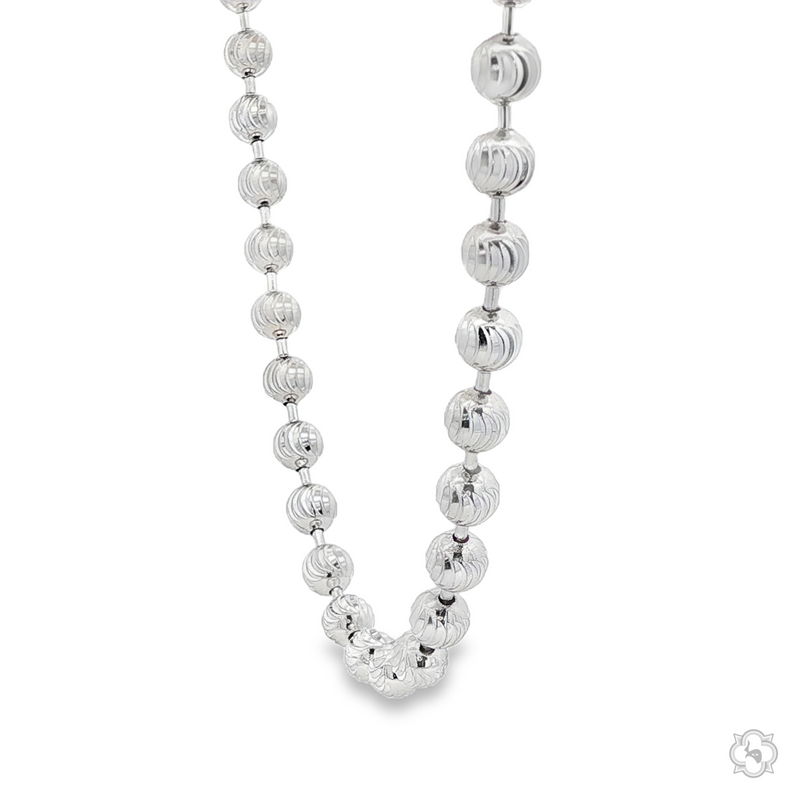 .925 Silver Moon Cut Chain 4.9mm 71260